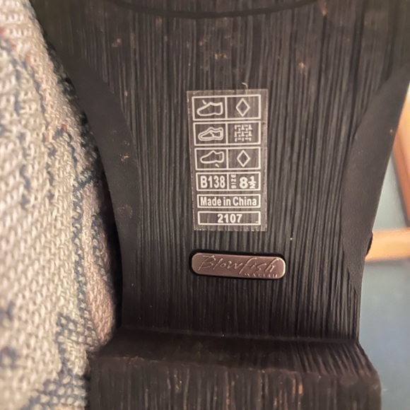 Blowfish Black Perforated Slip-On Booties - Picture 6 of 8